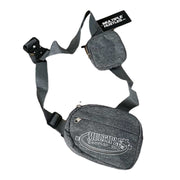 GREY MULTIPLE HUSTLES CROSS BAG