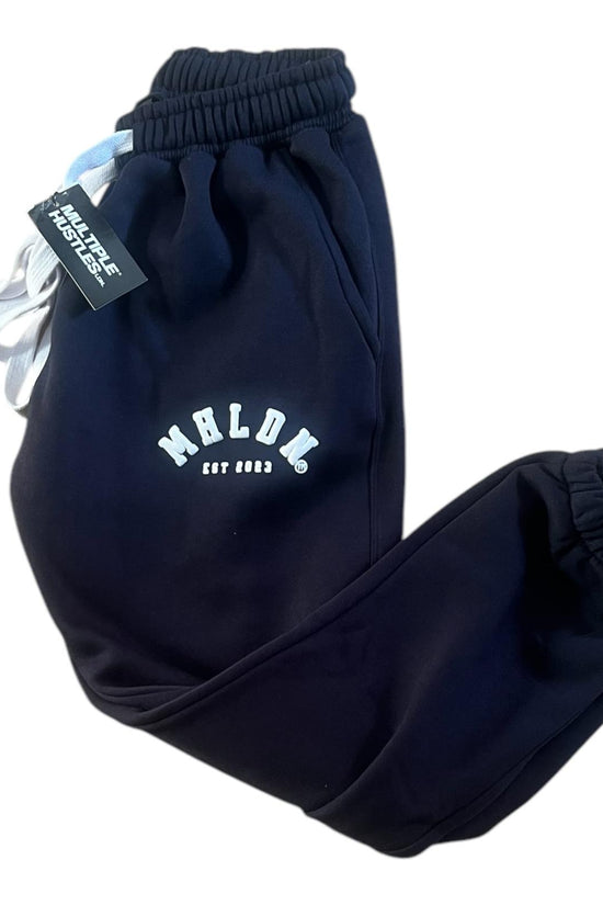 NAVY MH LDN PUFF PRINT BOTTOMS