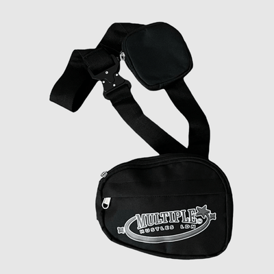 BLACK MULTIPLE HUSTLES CROSS BAG