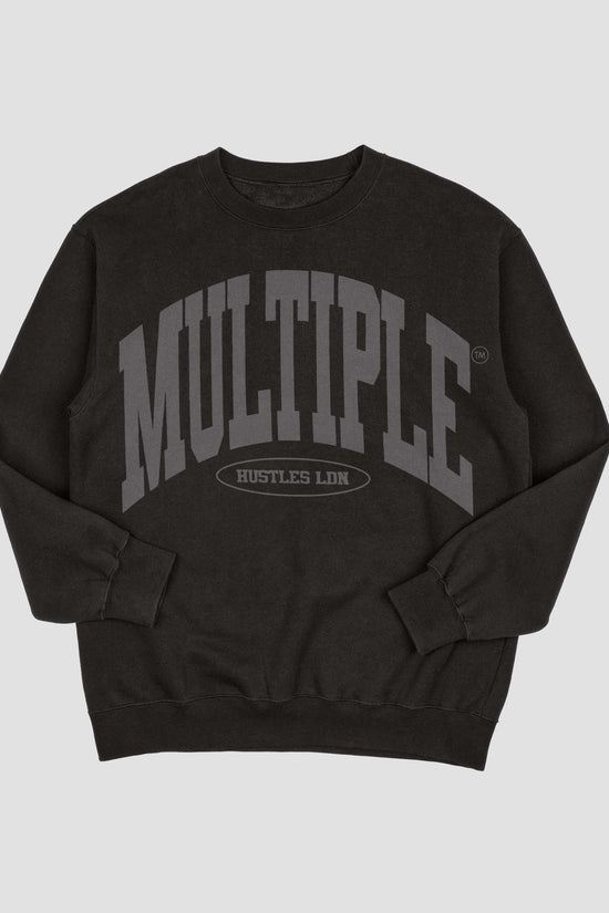 PUFF ARCH BLACK/GREY SWEATSHIRT