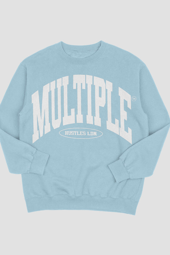 PUFF ARCH BLUE/WHITE  SWEATSHIRT