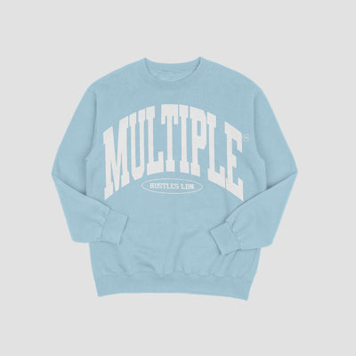 PUFF ARCH BLUE/WHITE  SWEATSHIRT