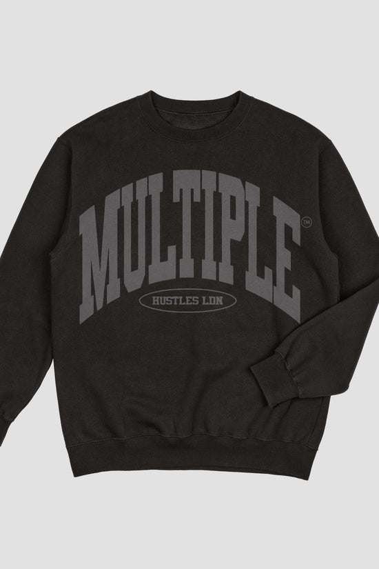 PUFF ARCH BLACK/GREY SWEATSHIRT