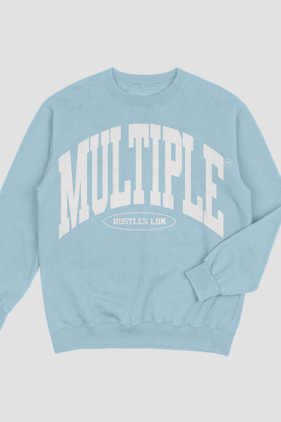 PUFF ARCH BLUE/WHITE  SWEATSHIRT