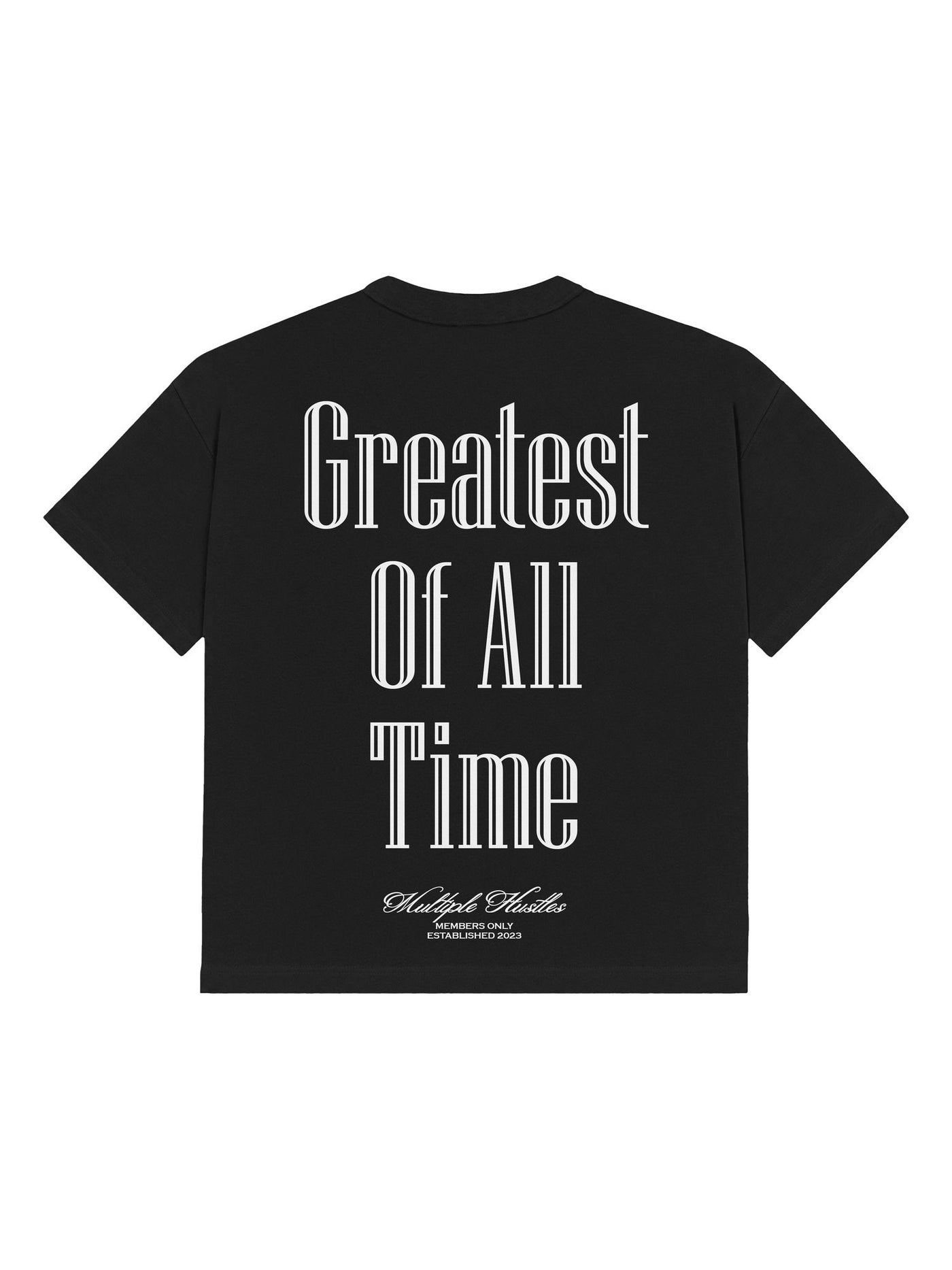 Greatest Of All Time tee, back print